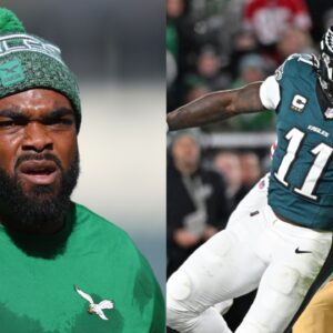 Eagles DE Brandon Graham, A.J. Brown