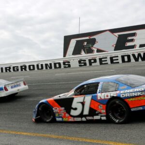 It was NASCAR star Kyle Busch's (51) first time to visit the track for the CRA Budweiser 150 Presented by: The Kyle Busch Foundation at the Fairgrounds Speedway in Nashville Sunday, August 23, 2009.