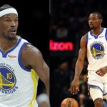 Jimmy Butler (L), Jonathan Kuminga (R)