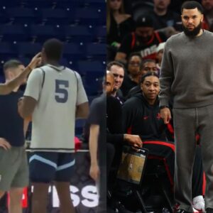 Ja Morant and Vince Williams Jr(L), Fred VanVleet(R)