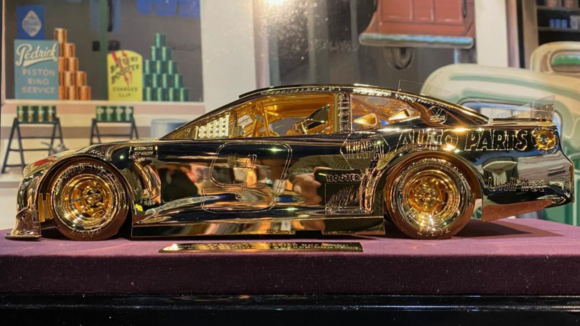 NASCAR Goodyear Gold Car