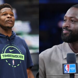 Anthony Edwards (L) and Dwayne Wade (R)