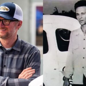 Dale Earnhardt Jr. (L) and Ralph Earnhardt (R)