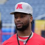 Houston Texans running back Joe Mixon (28) during AFC Practice for the Pro Bowl Games at Camping World Stadium.