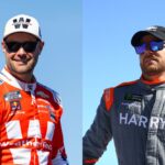 Shane van Gisbergen (L) and Justin Marks (R)