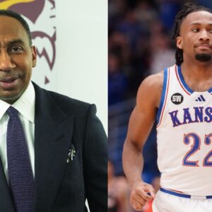 Stephen A. Smith (L), Darryn Peterson (R)