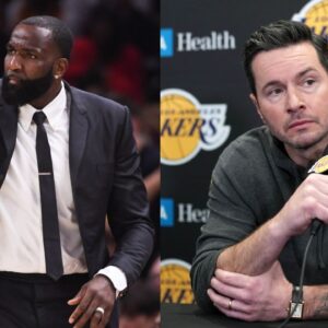 Kendrick Perkins (L), JJ Redick (R)