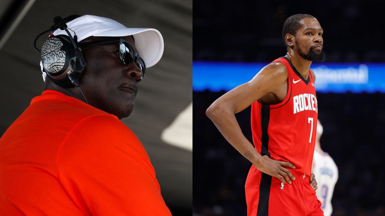 Michael Jordan(L) and Kevin Durant(R)