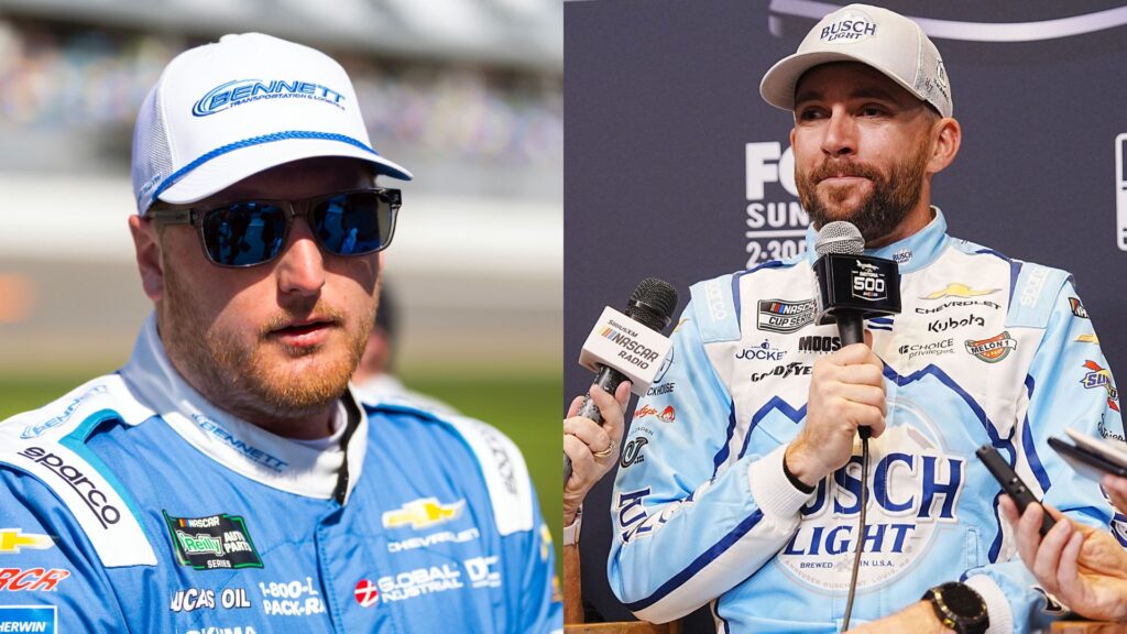 Austin Dillon (L) and Ross Chastain (R)