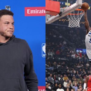 Blake Griffin(L) and Anthony Edwards(R)