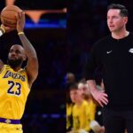 LeBron James(L) and JJ Redick(R)