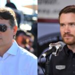 Jeff Gordon (L) and Bryan Vickers (R)