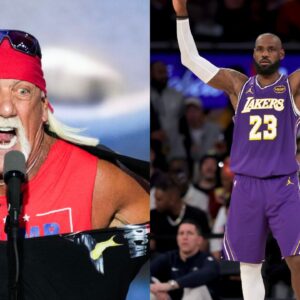 Hulk Hogan (L), LeBron James (R)