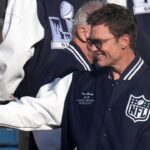 Tom Brady waves before Super Bowl LX between the Seattle Seahawks and the New England Patriots at Levi's Stadium.