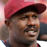 Washington Commanders linebacker Von Miller (24) walks off the field after the game against the New York Giants at Northwest Stadium.