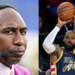 Stephen A. Smith and LeBron James