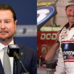 Kurt Busch (L) and Dale Earnhardt (R)