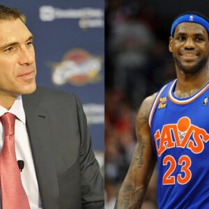 (L) Chris Grant (R) LeBron James