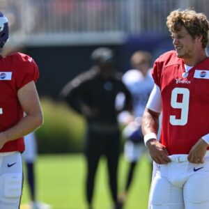 Sam Darnold and J.J. McCarthy