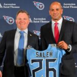 Tennessee Titans GM Mike Borgonzi and Robert Saleh