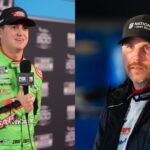 Zane Smith (L) and Denny Hamlin (R)