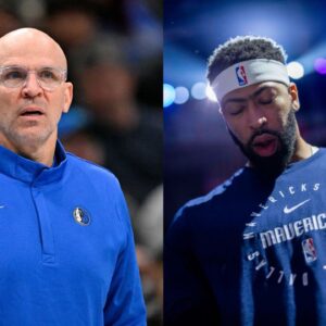 Jason Kidd (L), Anthony Davis (R)