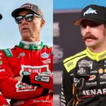 Feb 11, 2026; Daytona Beach, Florida, USA; NASCAR Cup Series driver Ryan Blaney (12) speaks to the media during the Daytona 500 Media Day at Daytona International Speedway.
