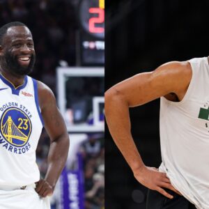 Draymond Green (L) and Giannis Antetokounmpo (R)