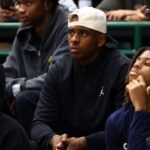 Chris Paul in attendance during the HoopHall West Tournament at Skyline High School.