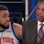 Karl-Anthony Towns and Charles Barkley