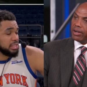 Karl-Anthony Towns and Charles Barkley