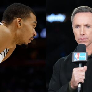 Victor Wembanyama(L) and Steve Nash(R)