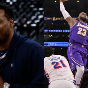 Paul Pierce (L) and LeBron James (R)