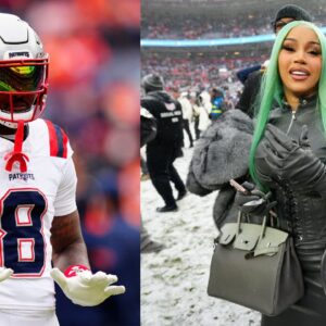 Stefon Diggs and Cardi B