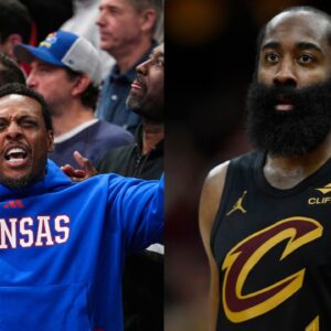Paul Pierce (L), James Harden (R)