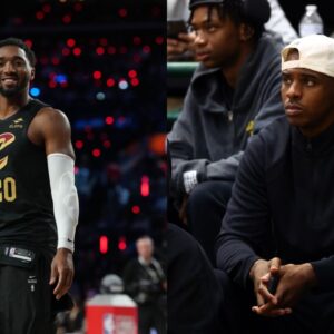 Donovan Mitchell(L) and Chris Paul(R)