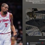 Houston Rockets forward Kevin Durant (7) during the second quarter against the Charlotte Hornets at Spectrum Center.