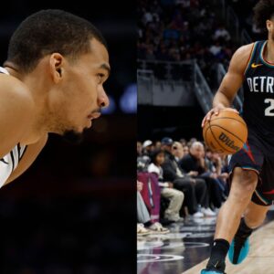 Victor Wembanyama(L) and Cade Cunningham(R)