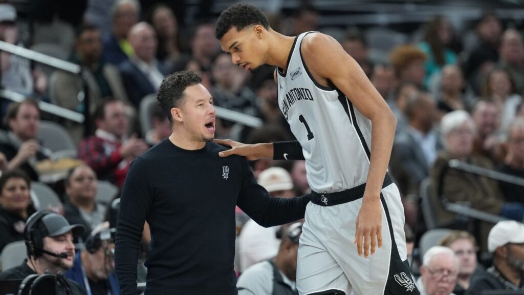 Mitch Johnson and Victor Wembanyama