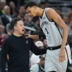 Mitch Johnson and Victor Wembanyama