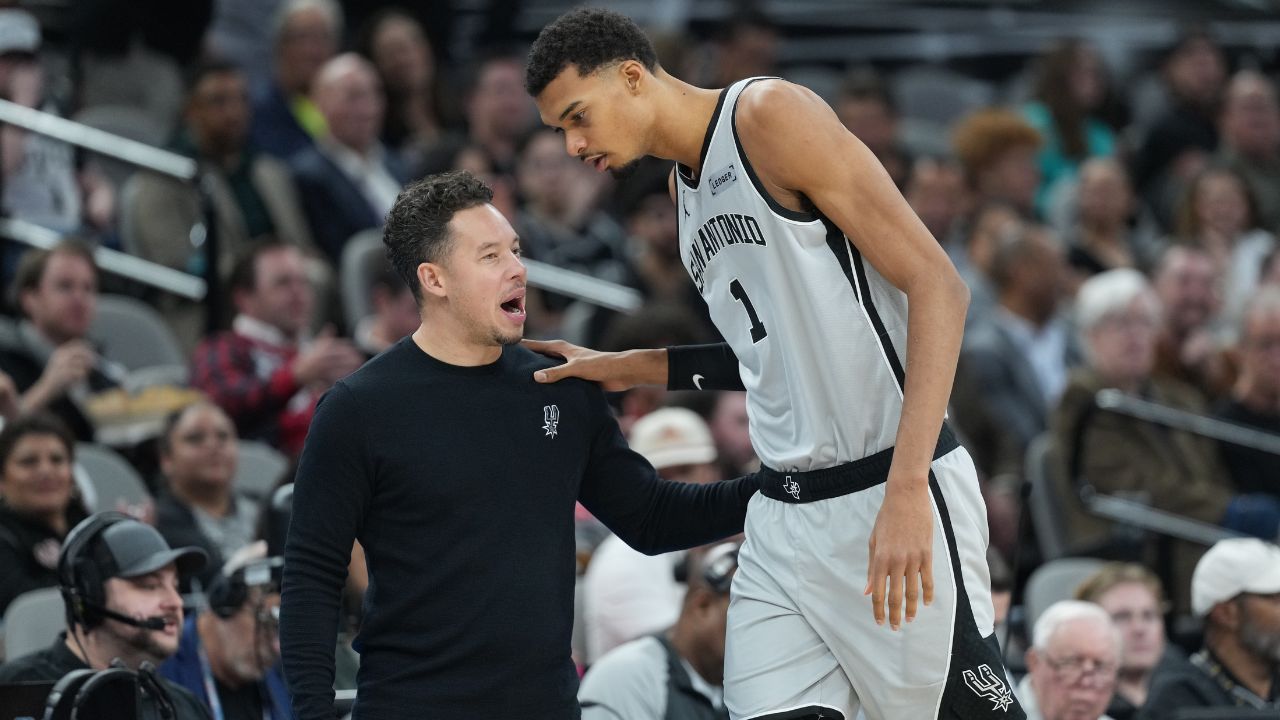 Mitch Johnson and Victor Wembanyama