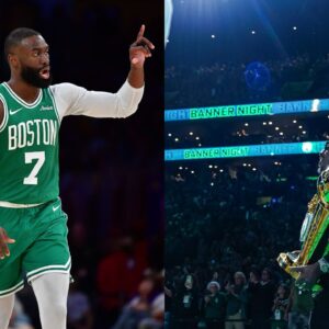 (L) Jaylen Brown (R) Paul Pierce