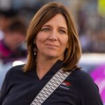 Nov 9, 2024; Avondale, Arizona, USA; NASCAR Xfinity Series team owner Kelley Earnhardt Miller during the Championship race at Phoenix Raceway