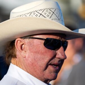 Nov 1, 2025; Avondale, Arizona, USA; NASCAR Xfinity Series team owner Richard Childress during the Xfinity Series Championship race at Phoenix Raceway.
