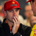 Nov 8, 2024; Avondale, Arizona, USA; Paul Wolfe, crew chief for NASCAR Cup Series driver Joey Logano (22) during practice for the NASCAR Championship race at Phoenix Raceway.