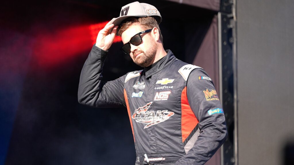 Aug 31, 2025; Darlington, South Carolina, USA; NASCAR Cup Series driver Ricky Stenhouse Jr. (47) during the Cookouts Southern 500 at Darlington Raceway