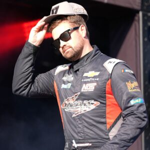 Aug 31, 2025; Darlington, South Carolina, USA; NASCAR Cup Series driver Ricky Stenhouse Jr. (47) during the Cookouts Southern 500 at Darlington Raceway