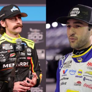 Ryan Blaney (L) and Chase Elliott (R)