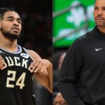 Cam Thomas(L) and Jordi Fernandez(R)