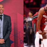 Reggie Miller(L) and Bam Adebayo(R)